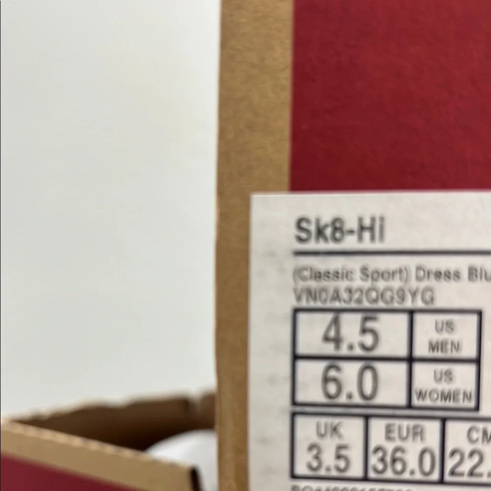 Vans White High-Top Sneakers BRAND NEW